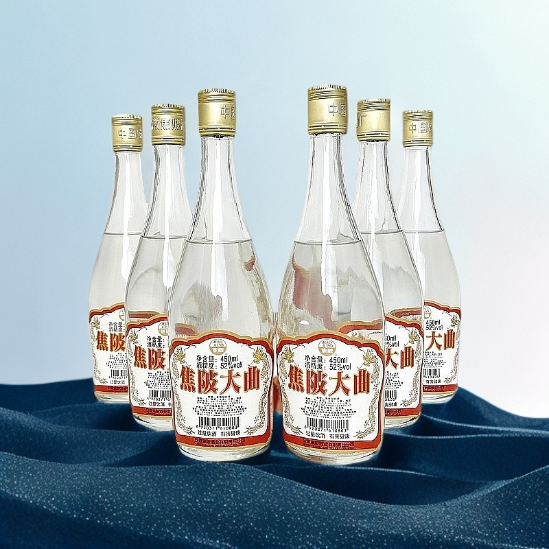 JIAO PO/焦陂【历史传承】大曲浓香型白酒52度450ml*6瓶