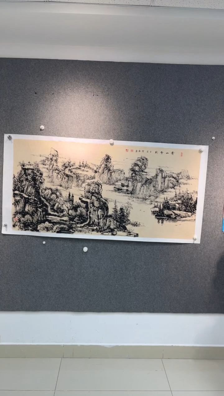 国画黄德中老师四尺