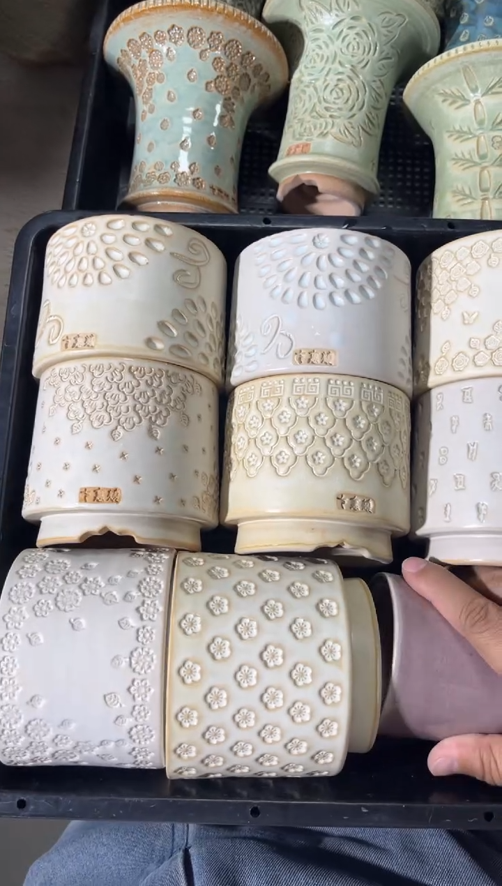 七里烧默认瑕11-30-172-4个1组随机1组赠素色1个
