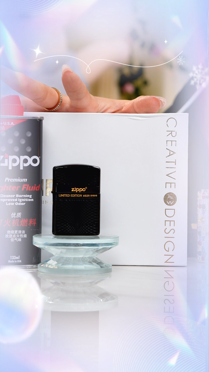 zippo黑冰绅士两只