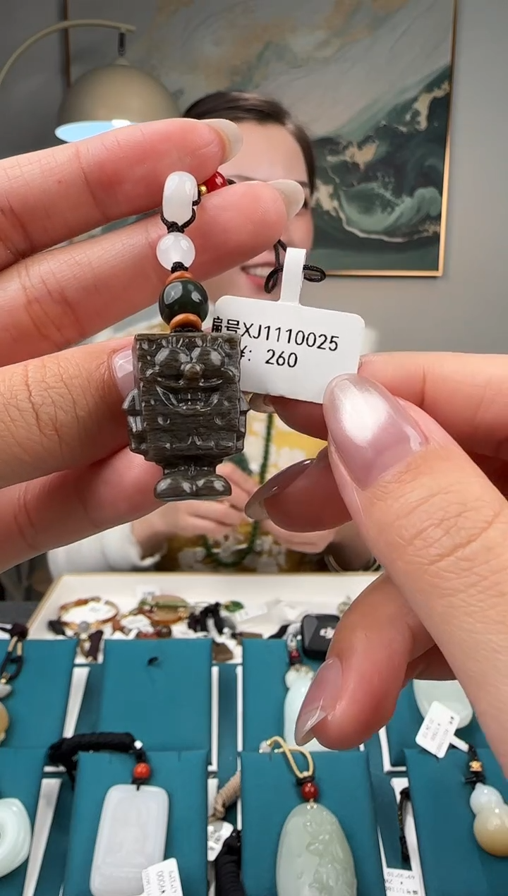 颈饰未镶嵌和田玉吊坠XJ