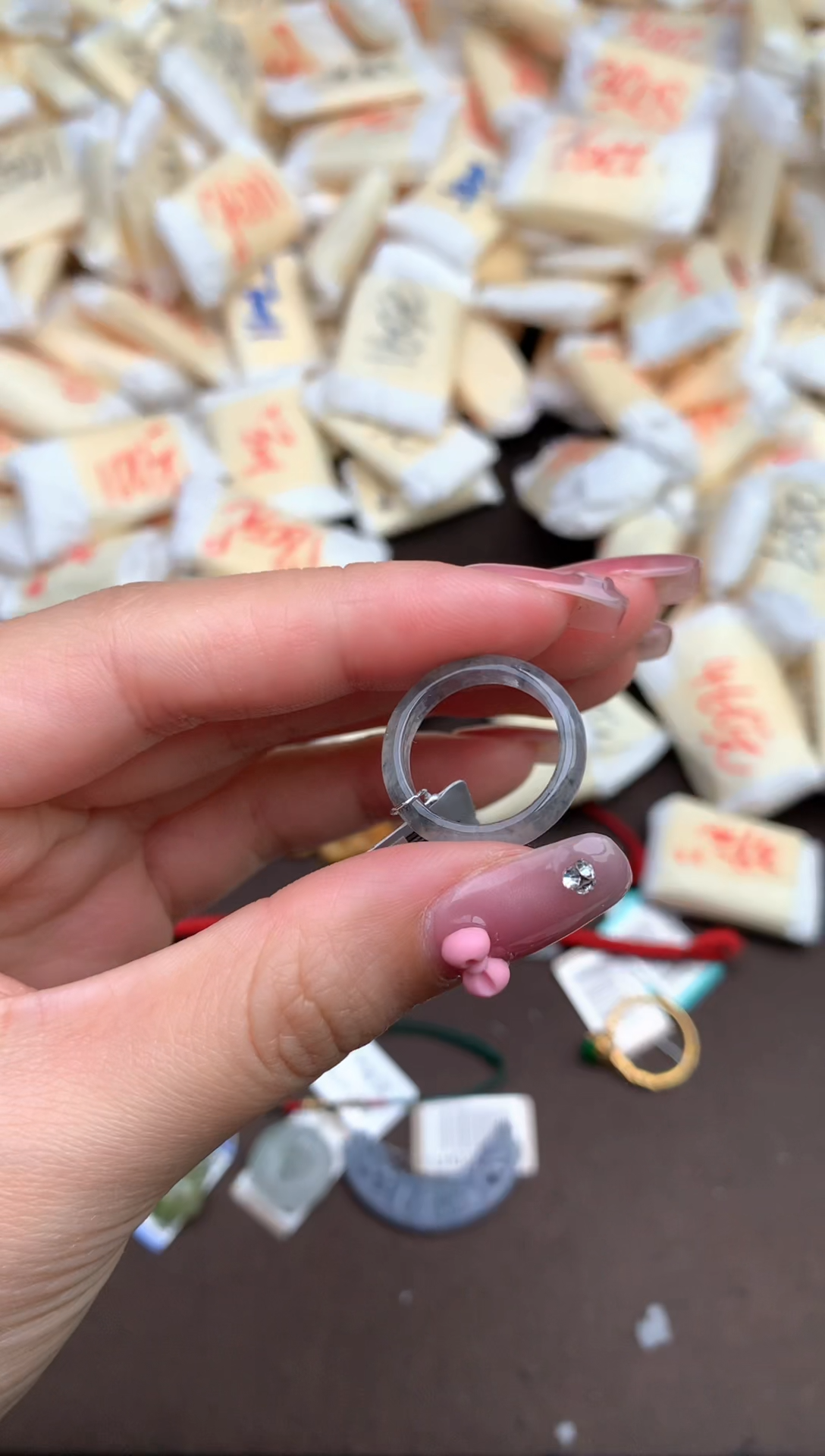 【闪购商品】翡翠戒圈未镶嵌 — 