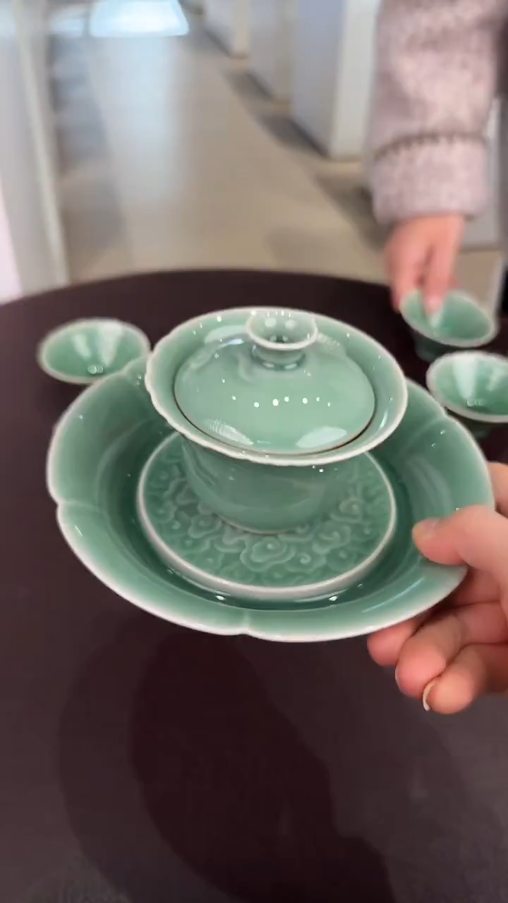 青瓷手工 茶器包邮