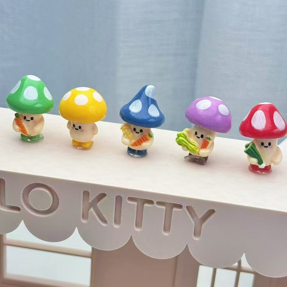 定制【蘑菇】仿真食玩diy树脂配件手机饰品
