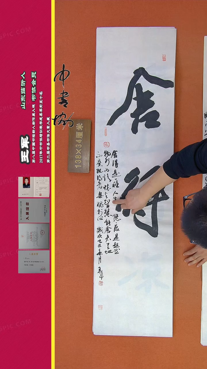 【闪购商品】书法256王军书法作品