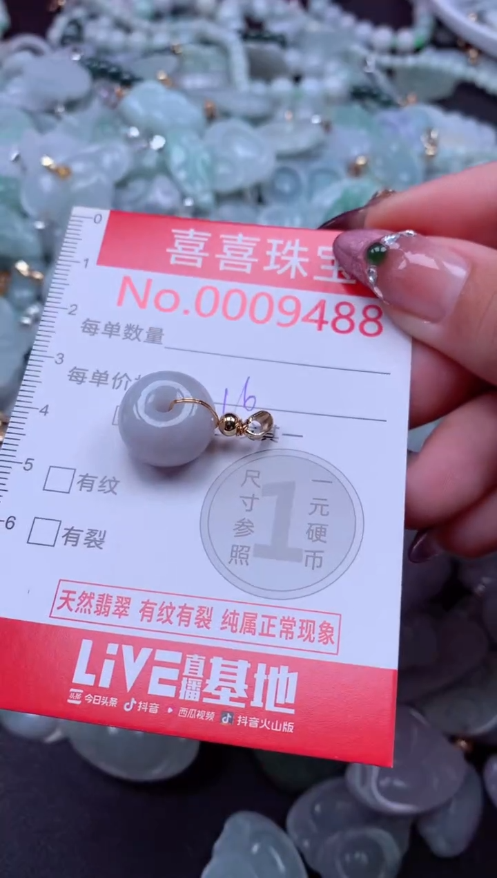 颈饰未镶嵌翡翠9488