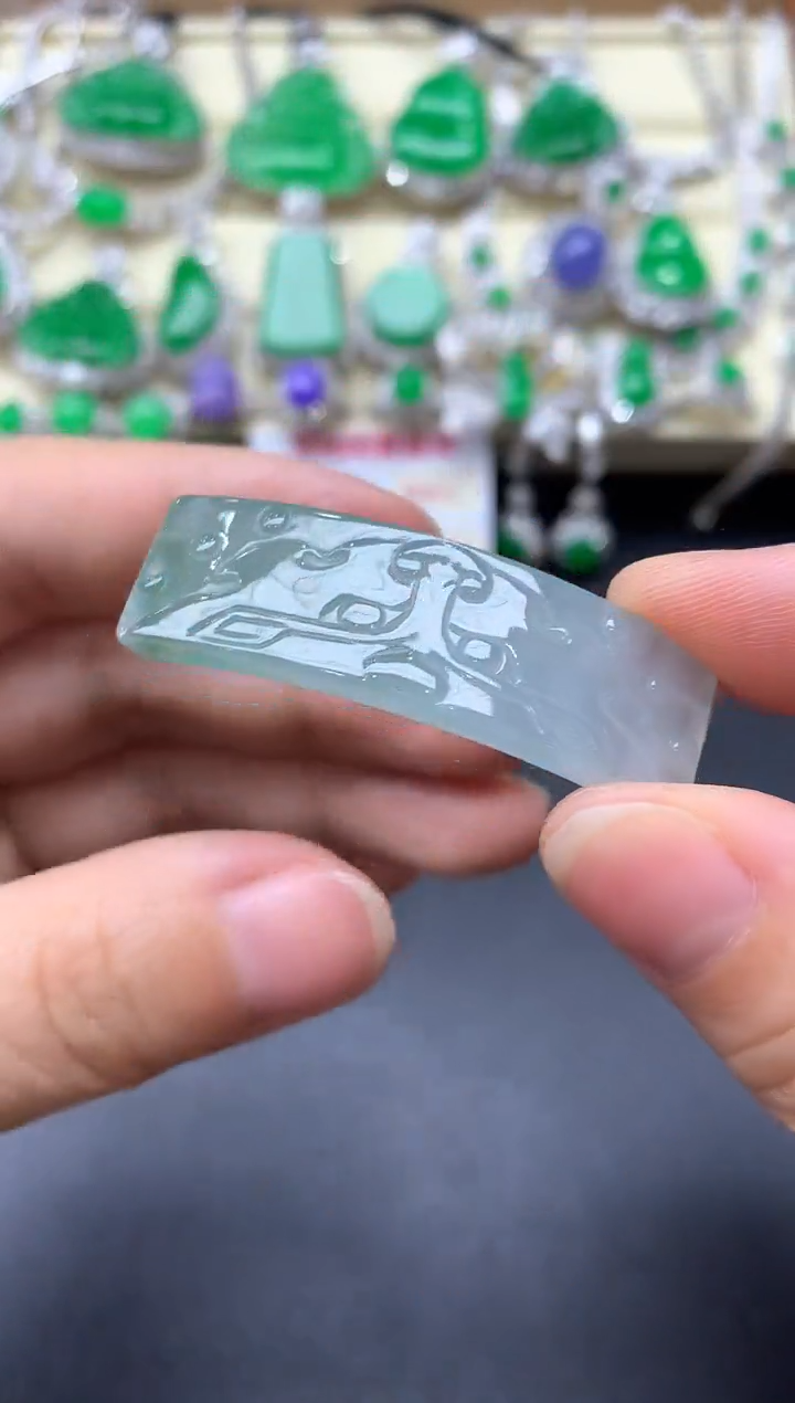 未镶嵌手链翡翠128-中国好珍宝