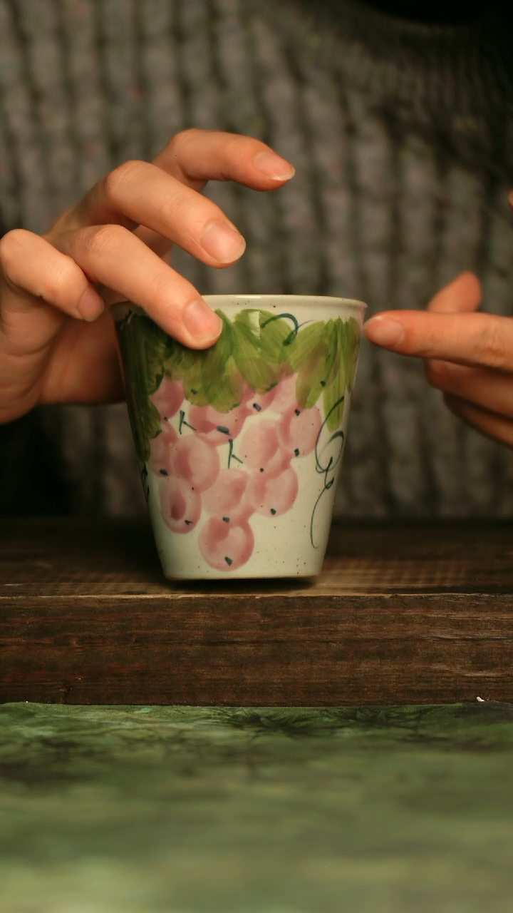 瓷器青诗集手工手绘瓷器