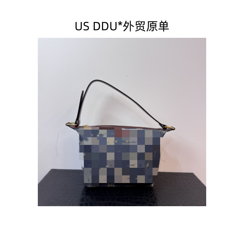 A208 蓝布老花牛仔饭盒手提包Z-034/S018