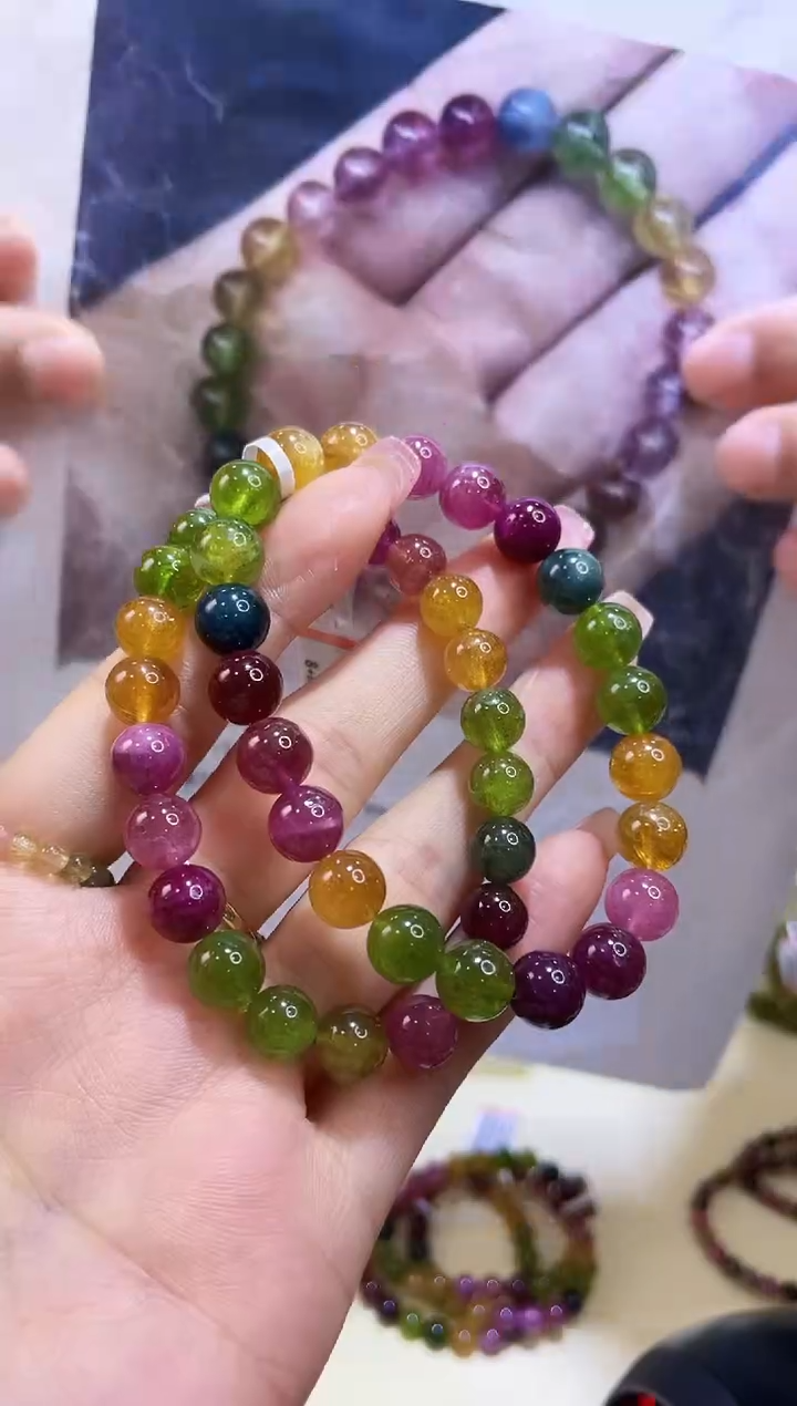 【闪购商品】碧玺手链未镶嵌多样性发一@@YS40313063