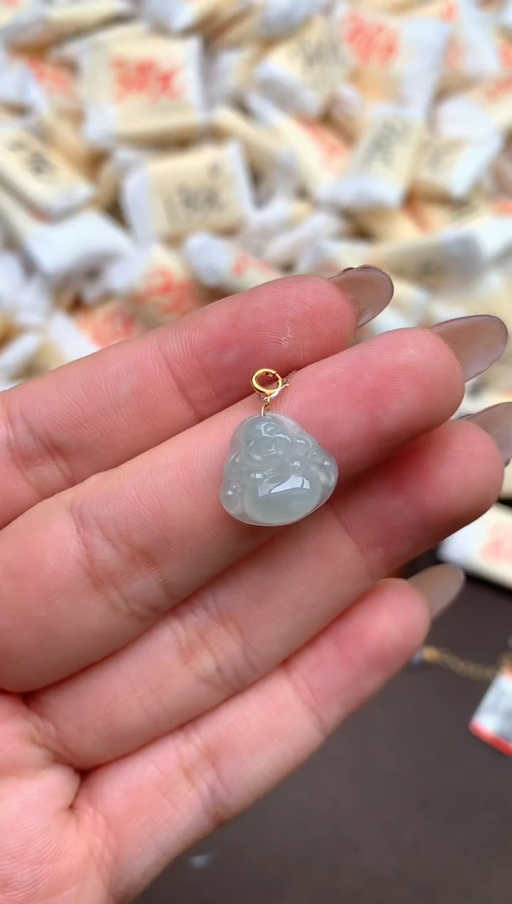 【闪购商品】翡翠颈饰18K金镶嵌 —