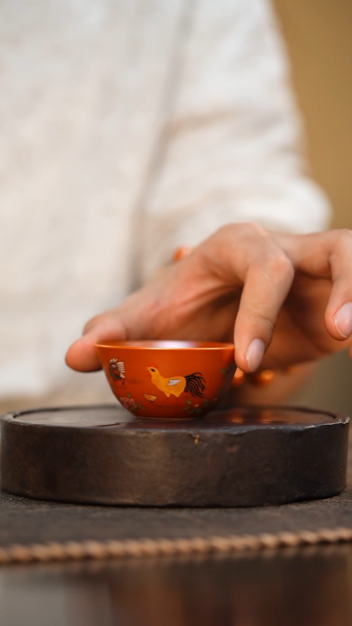 114柴房陶瓷柴烧主人杯