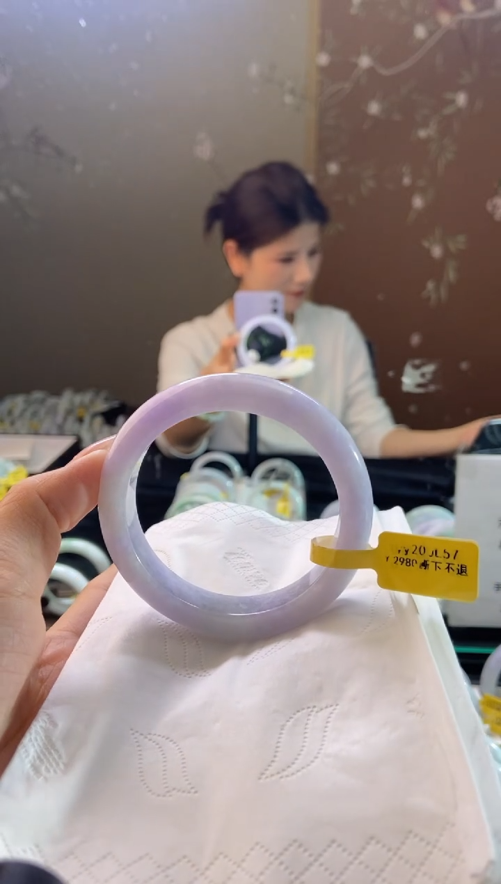 未镶嵌手镯翡翠圈口x56-57