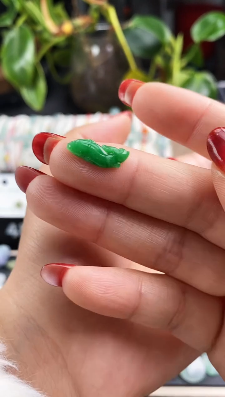 【闪购商品】翡翠戒指未镶嵌金鱼