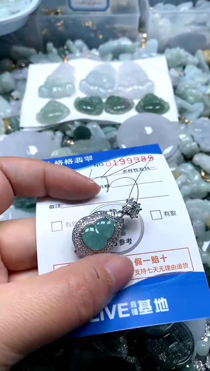 【闪购商品】翡翠颈饰未镶嵌闪购商品0199989