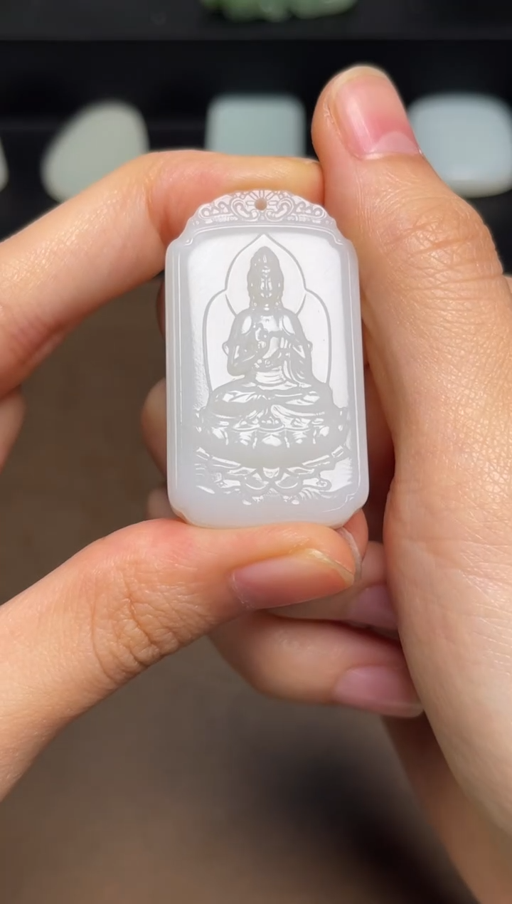 和田玉未镶嵌颈饰32