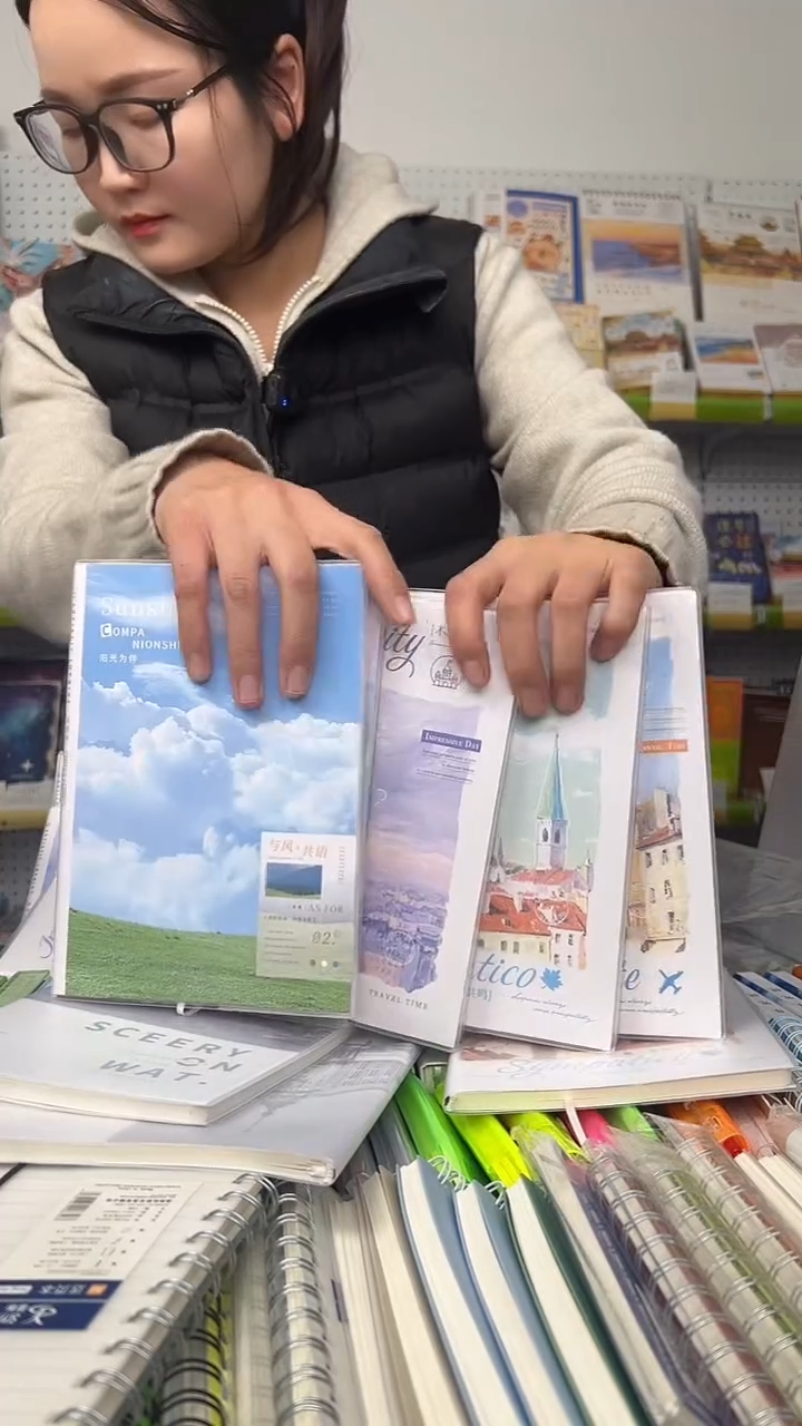 文*B20   32K80型胶套本-横线-混搭 56张-封面随机5本