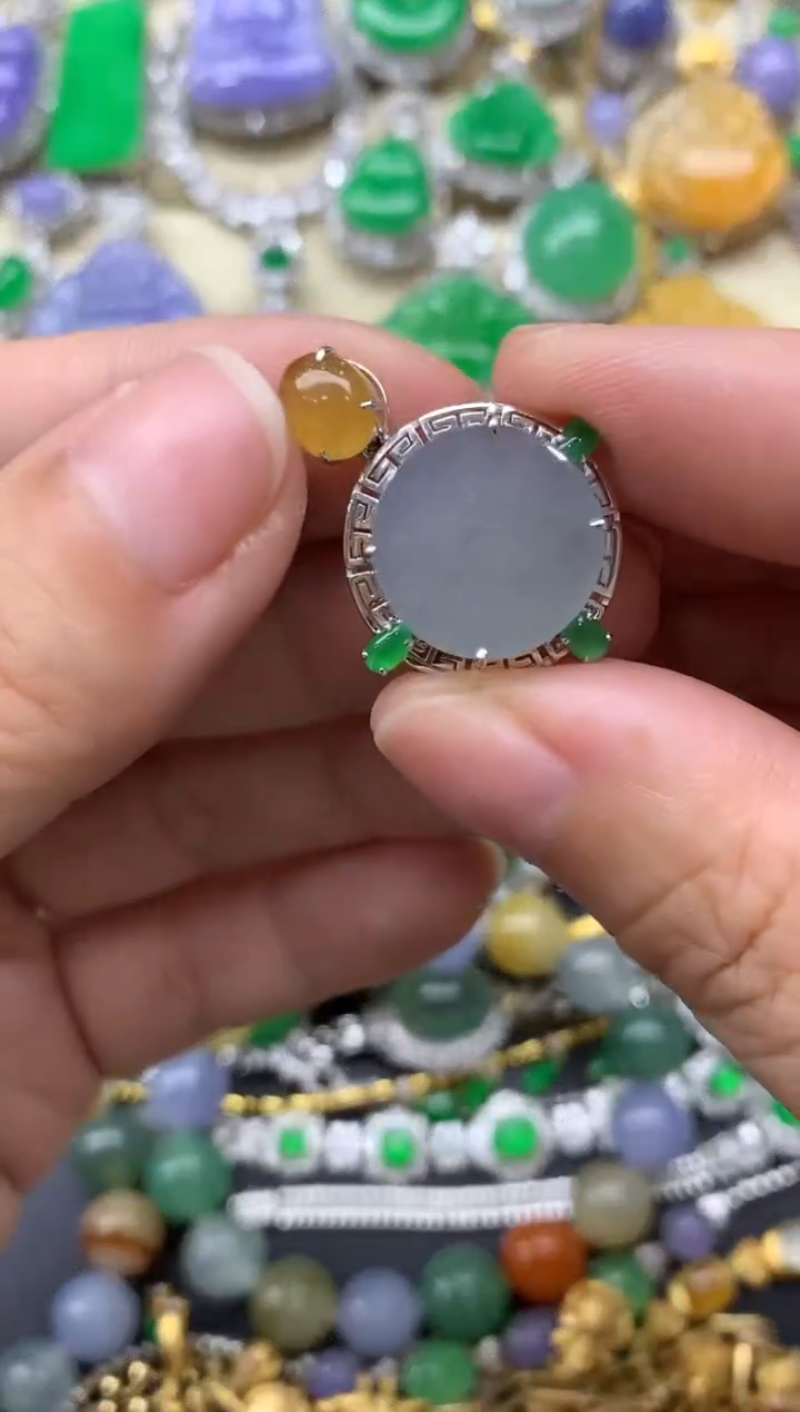 【闪购商品】翡翠颈饰18K金镶嵌430-中国好珍宝