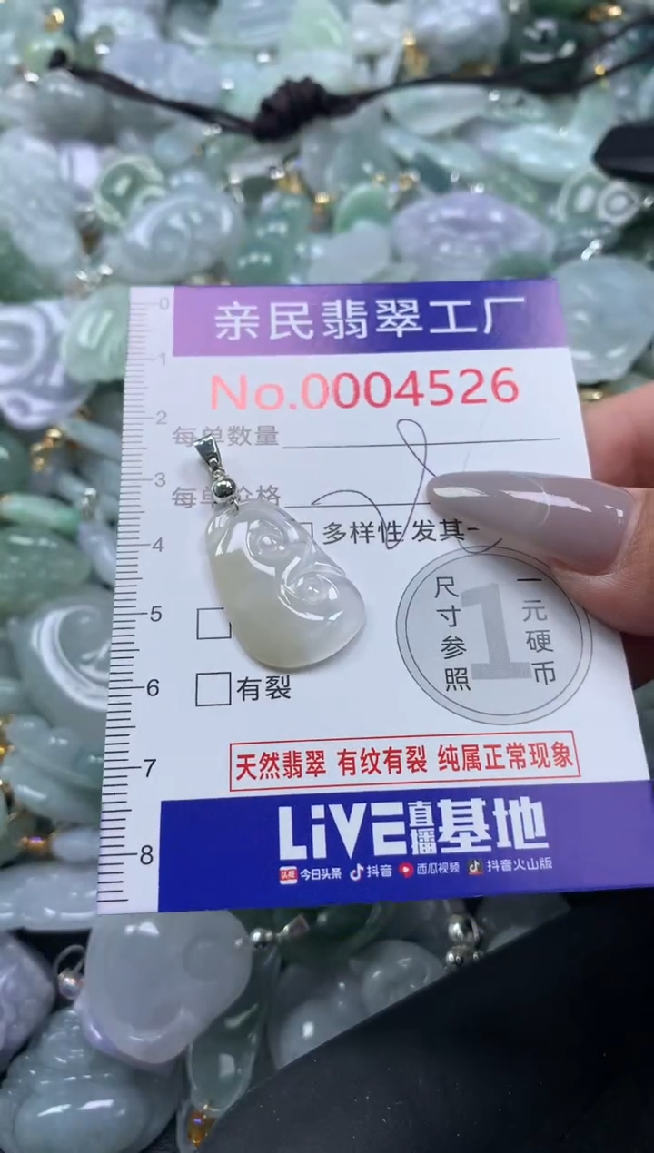 颈饰未镶嵌翡翠4526