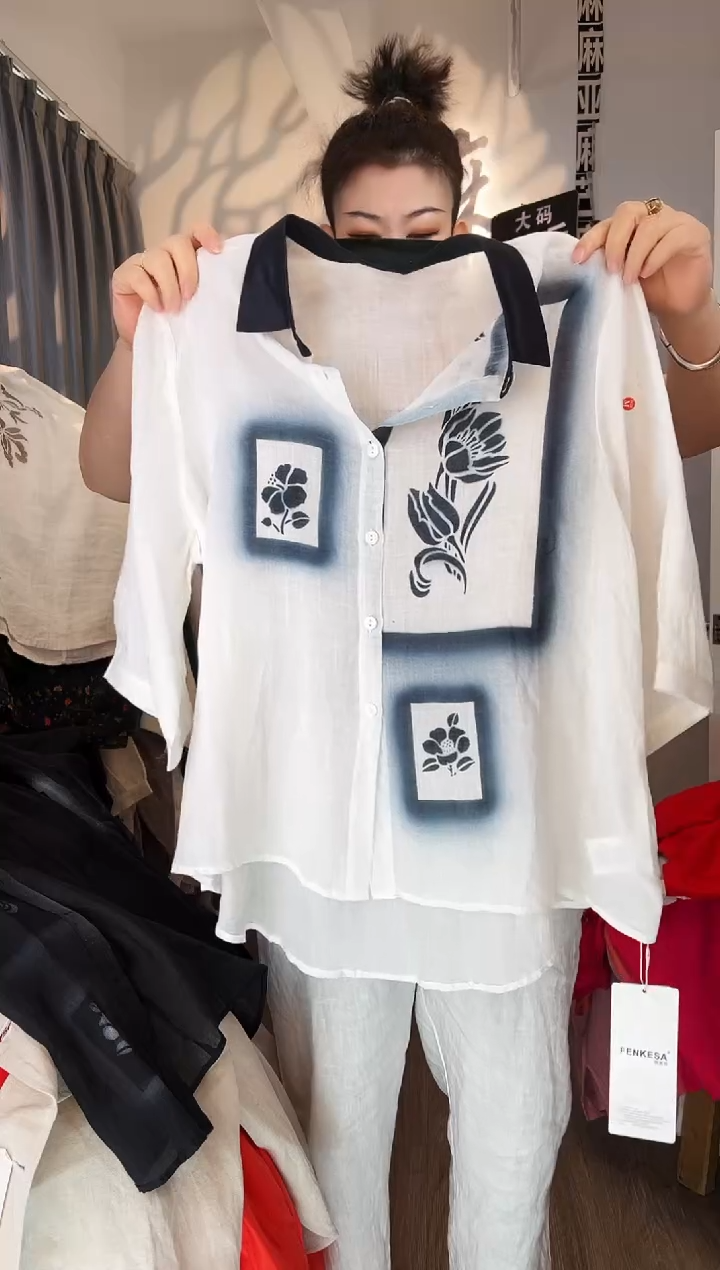 亚麻汉麻苎麻大码女装