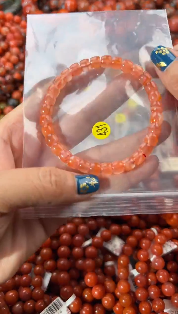 未镶嵌手串南红玛瑙1