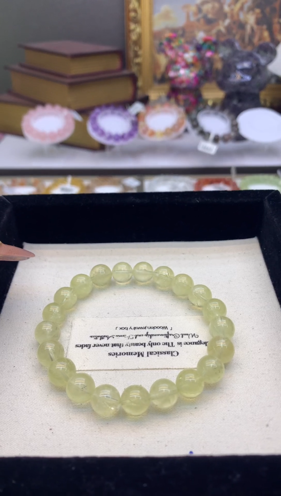 【闪购商品】水晶手串未镶嵌9+柠檬黄阿塞