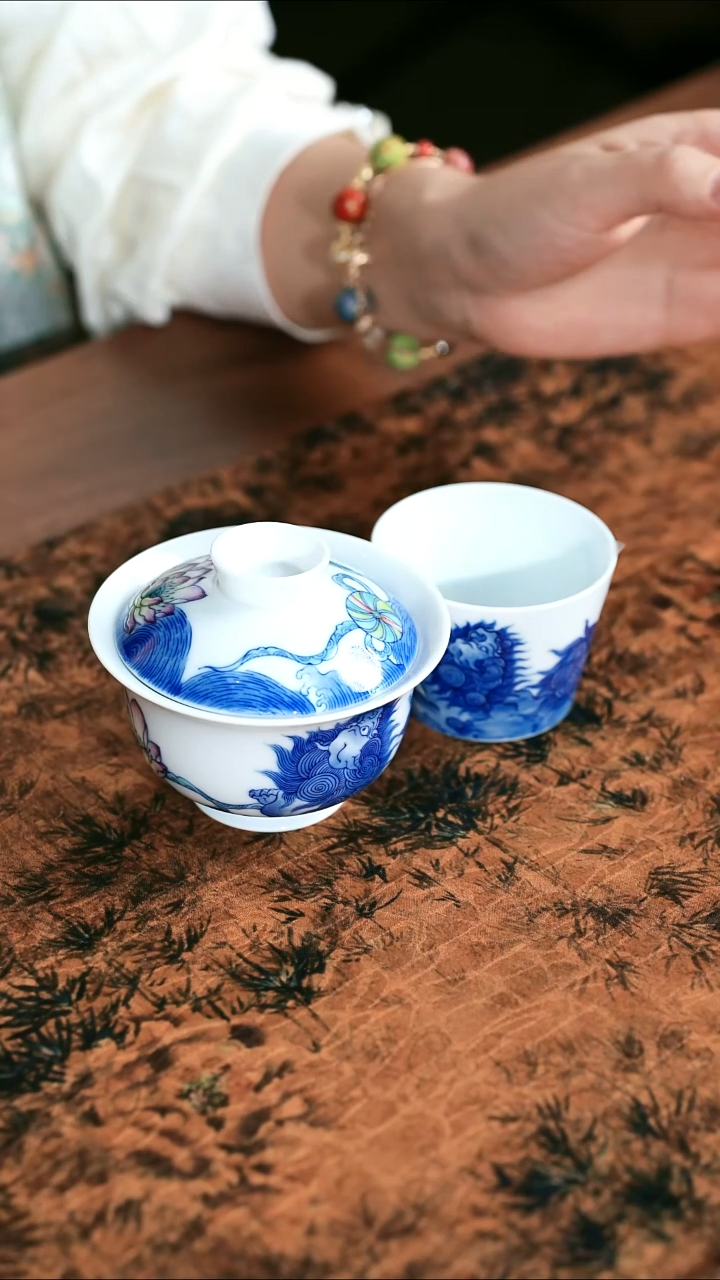 摆件瓷景德镇茶器链接@@@@JD701+JD702