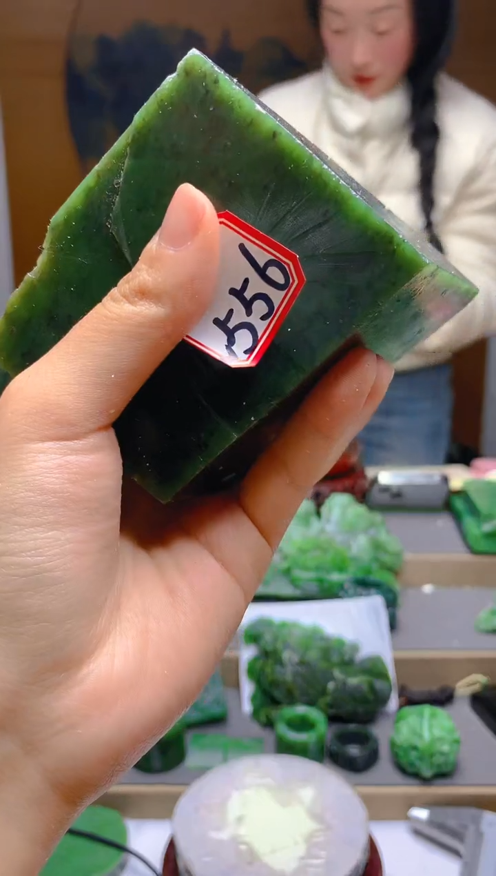 【闪购商品】和田玉（碧玉）珠宝半成品未镶嵌1