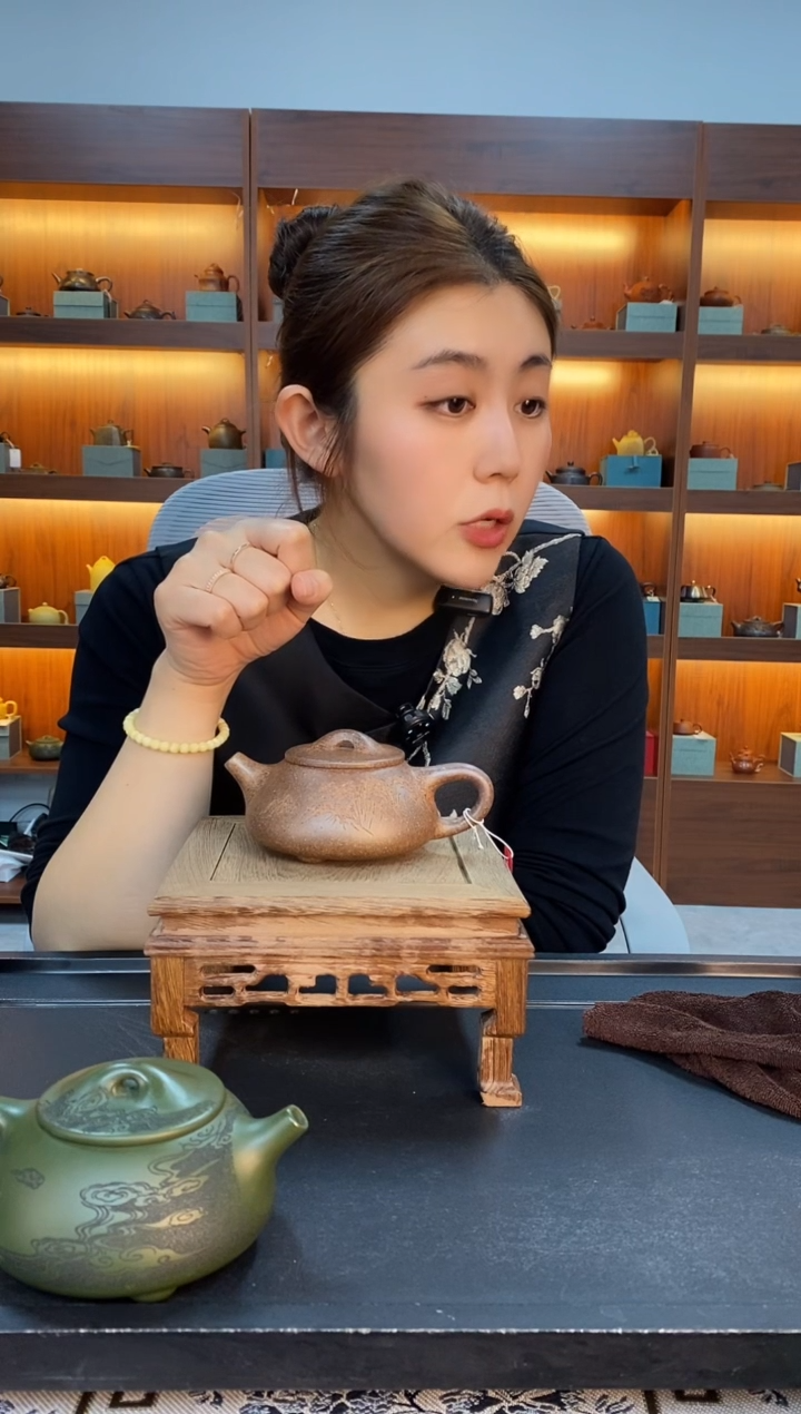 茶壶紫砂观山凤鸣景舟石瓢 高温柴烧