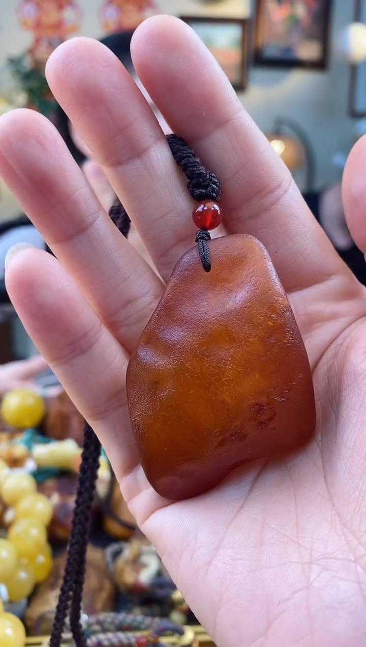 【闪购商品】琥珀颈饰未镶嵌吊坠