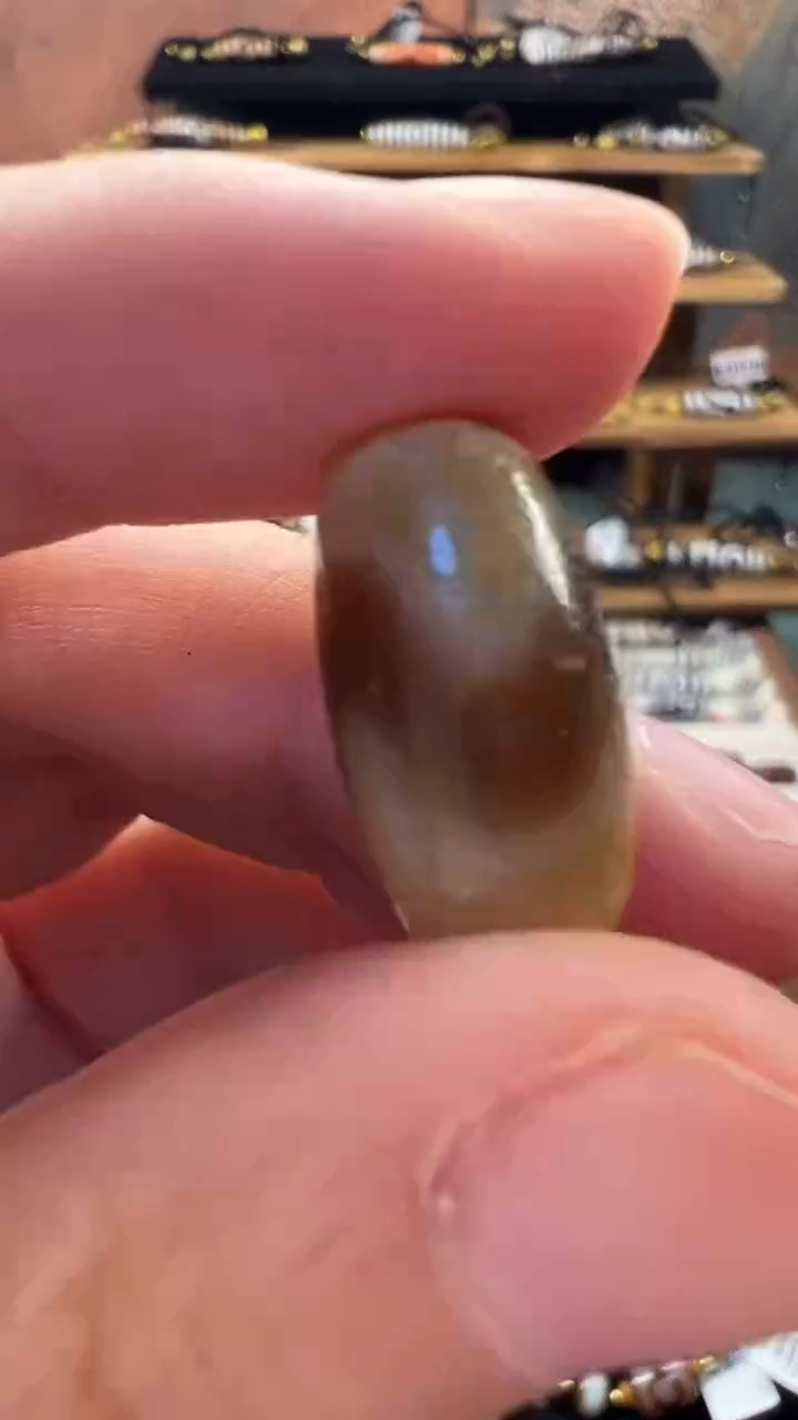 玛瑙/玉髓（覆膜）颈饰未镶嵌115(微瑕随机发货）