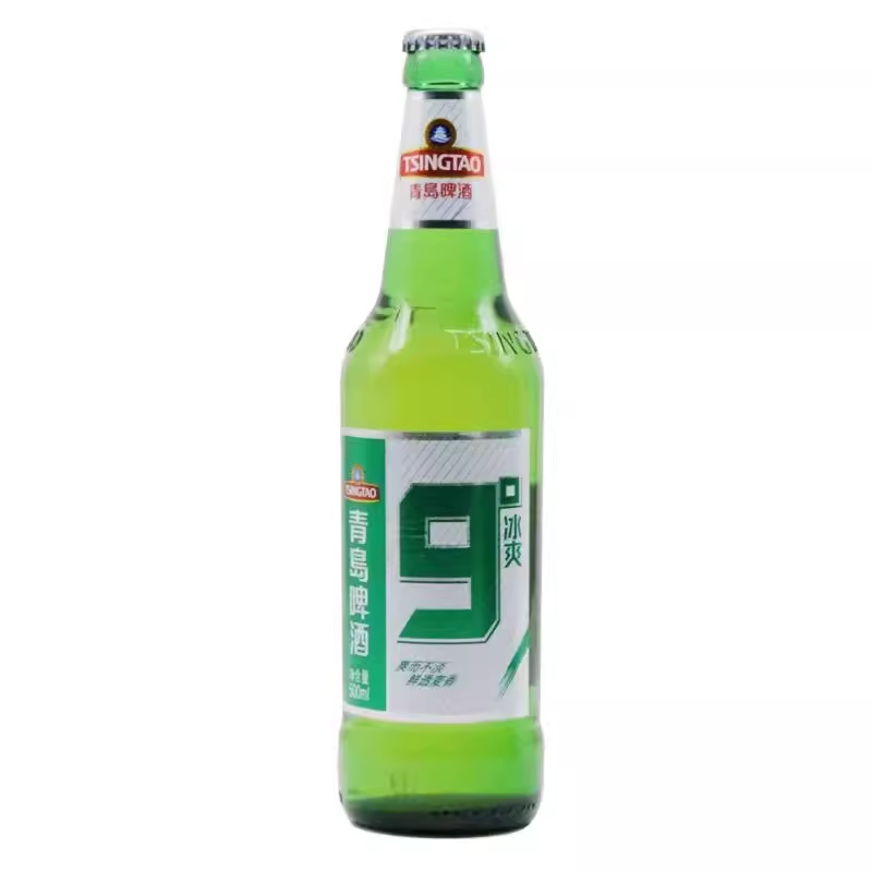 青岛九度啤酒500ml/瓶