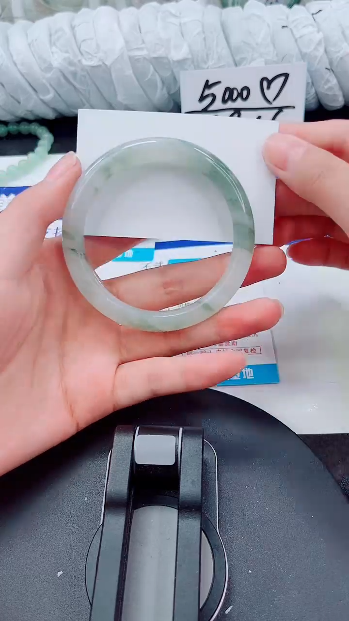 未镶嵌手镯石英质玉119-55/56