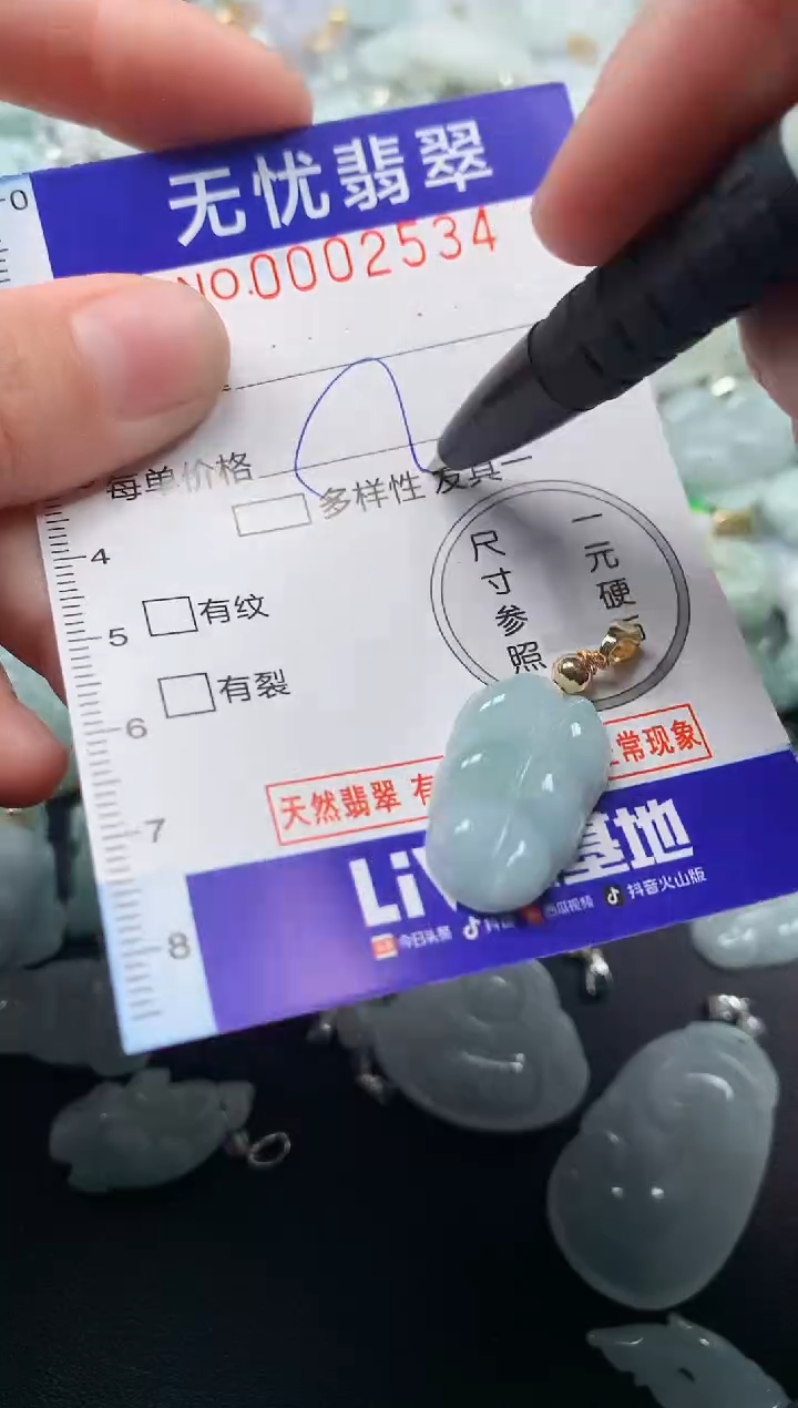 颈饰未镶嵌翡翠2534