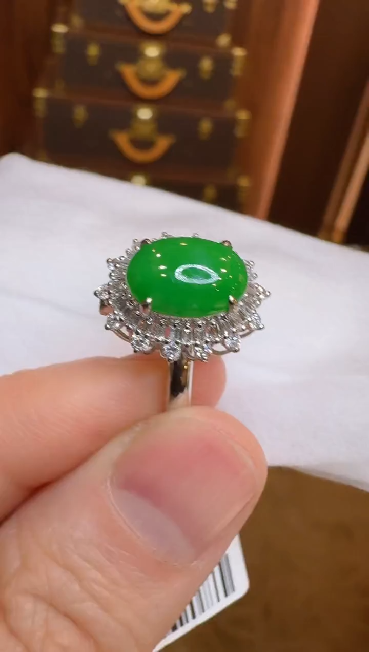 【闪购商品】翡翠戒指18K金镶嵌多样性团购发一件