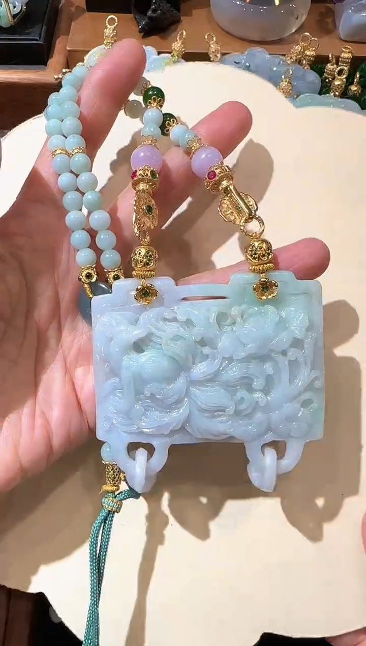 【闪购商品】翡翠颈饰未镶嵌国风