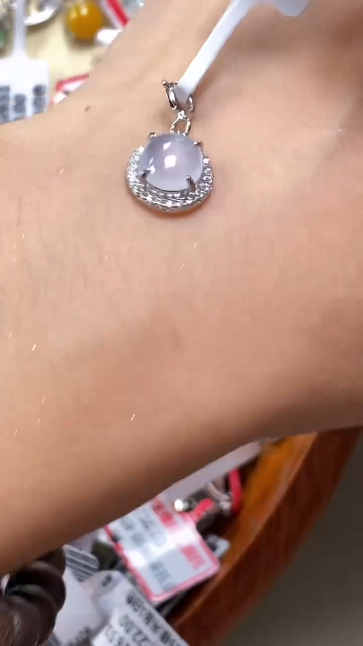 【闪购商品】翡翠戒指银S925镶嵌9129