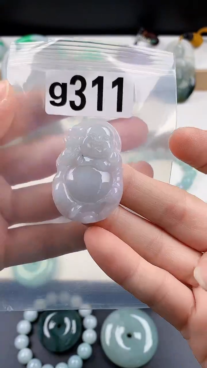 颈饰未镶嵌翡翠天然翡翠吊坠挂件