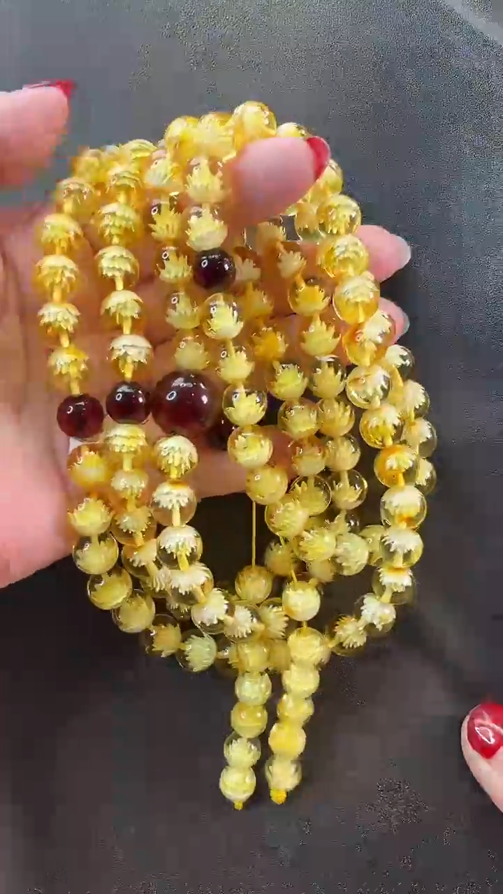 【闪购商品】琥珀颈饰未镶嵌项链