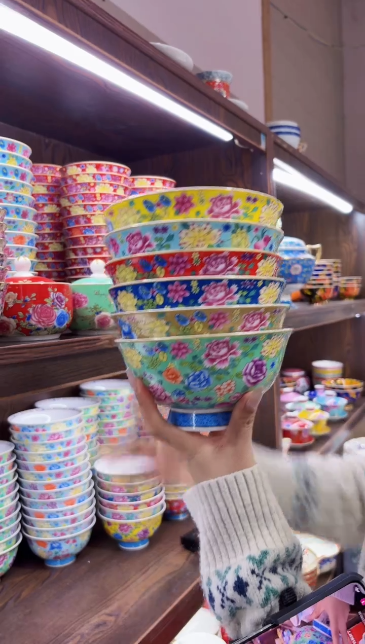 珐琅6英寸面碗6个专场福利