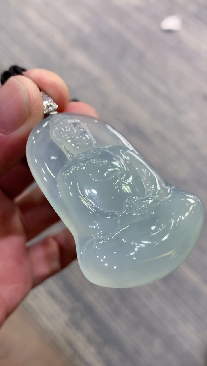 颈饰未镶嵌翡翠天然A货翡翠