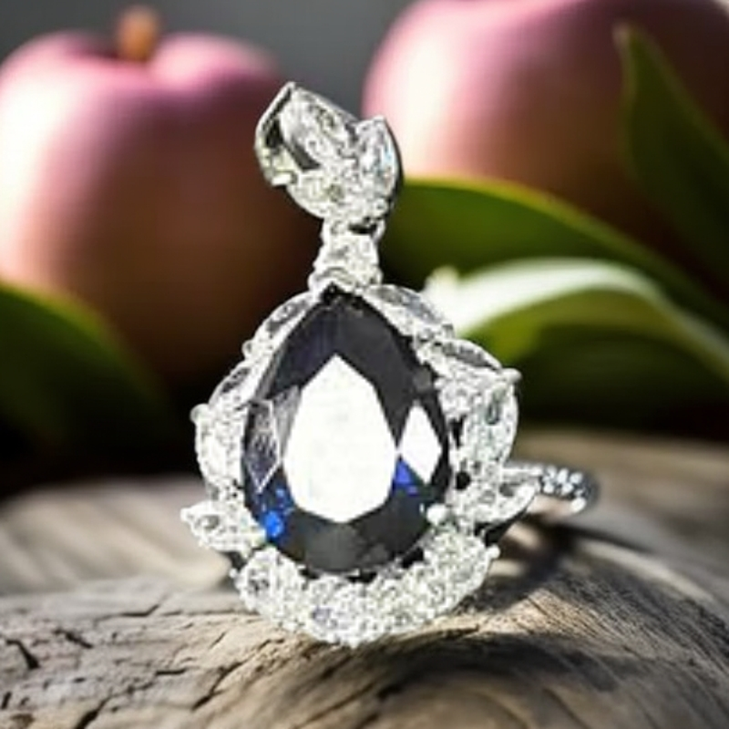 B313-蓝宝石皇家蓝-蓝宝石-精工吊坠