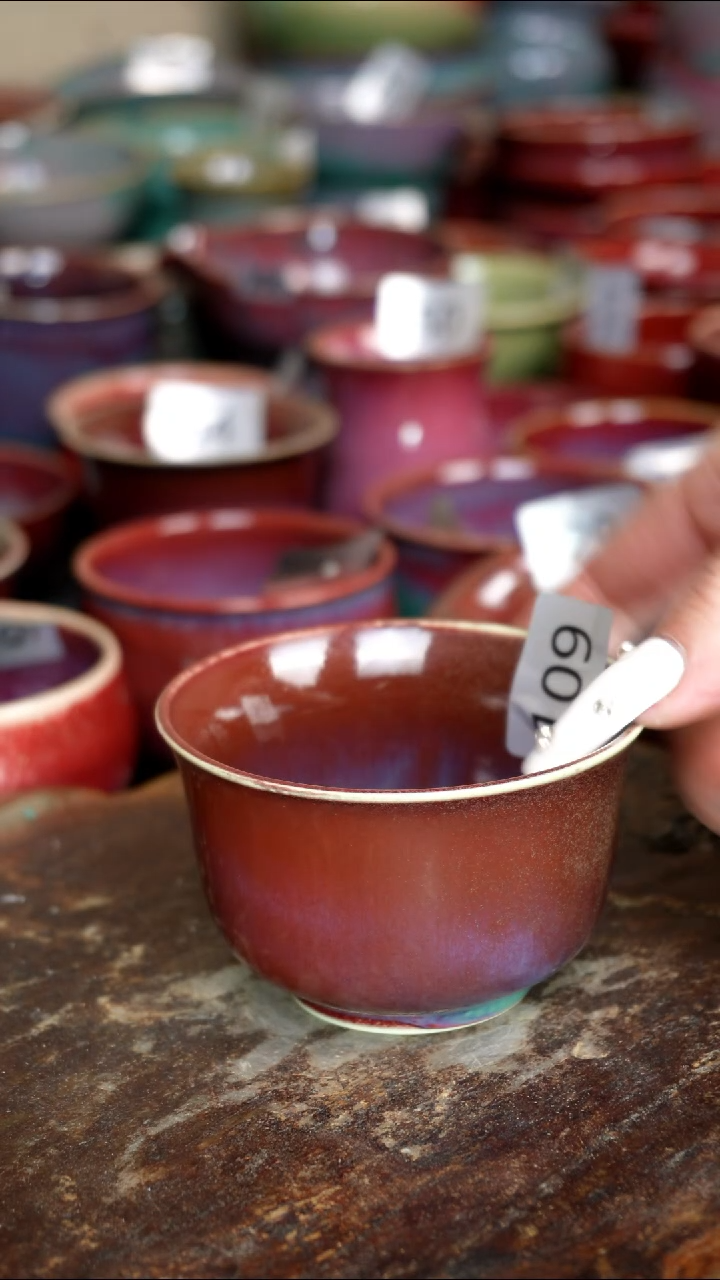 【闪购商品】摆件钧瓷手工茶器窑变