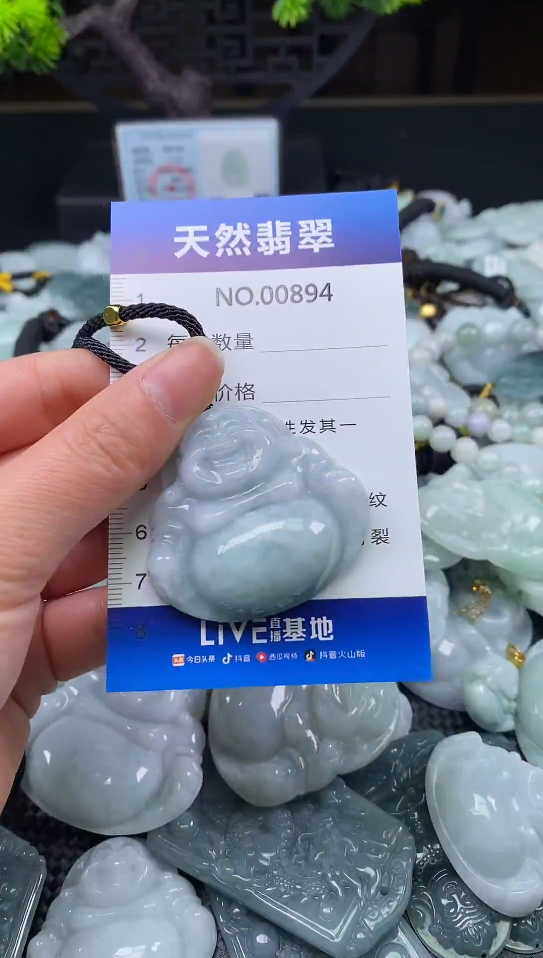 颈饰未镶嵌翡翠天然缅甸翡翠894
