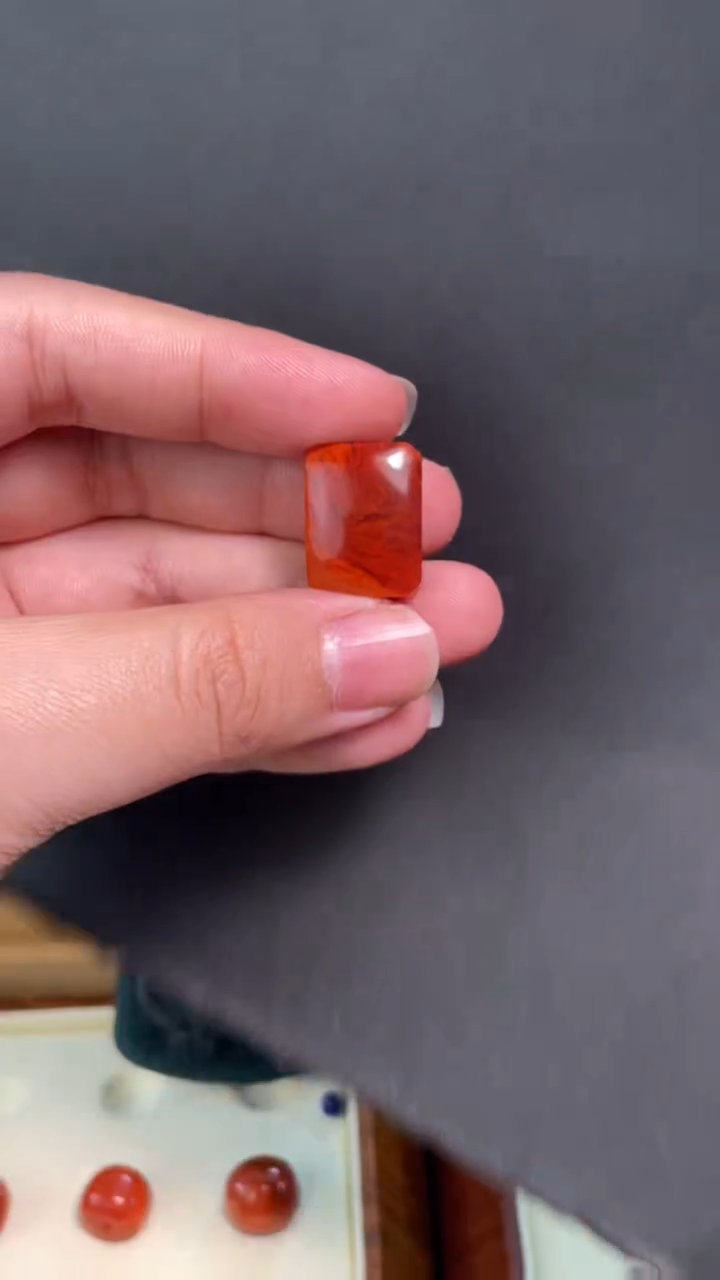 未镶嵌89南红玛瑙吊坠---13.5*17.5