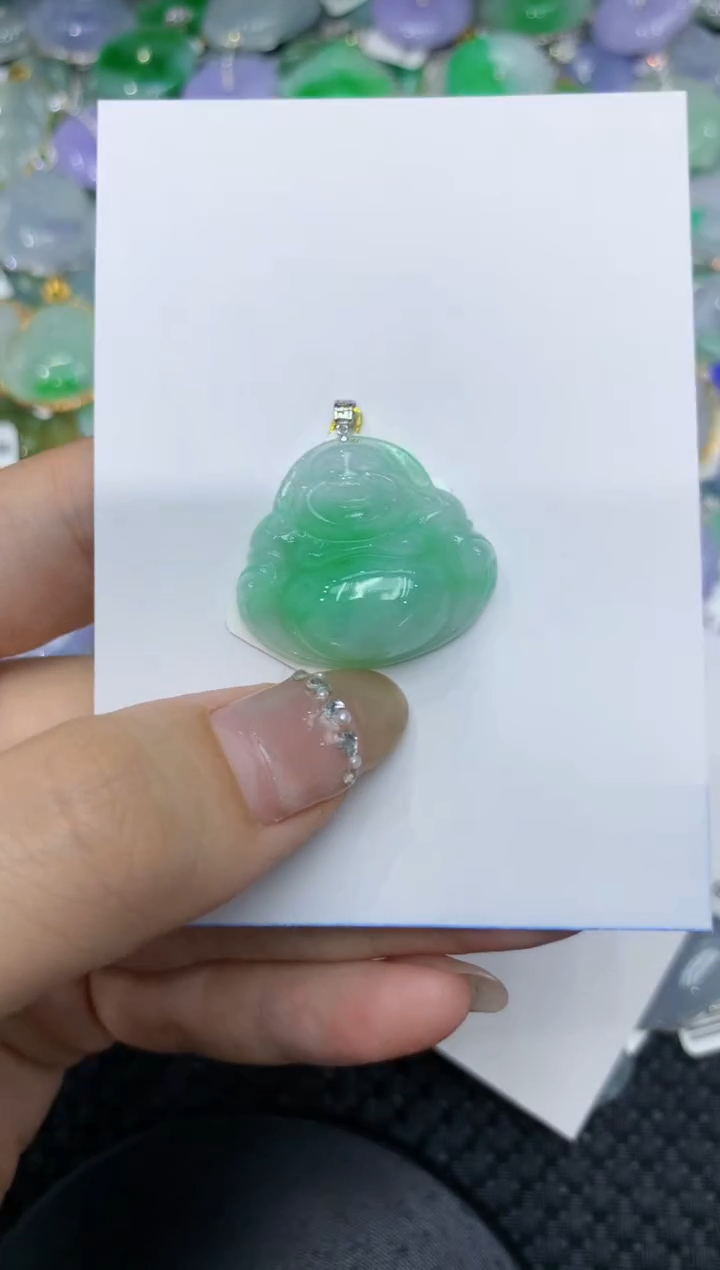 【闪购商品】翡翠颈饰18K金镶嵌222222222