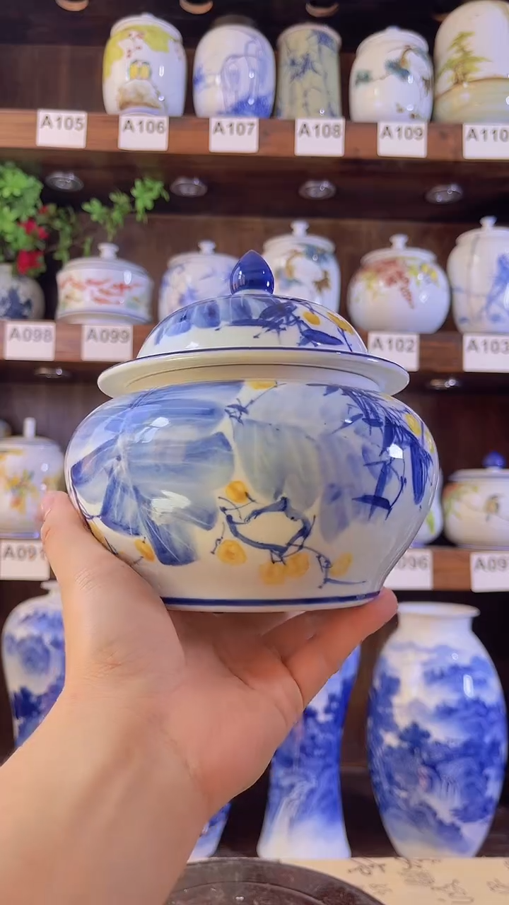 迎君陶瓷纯手工手绘6