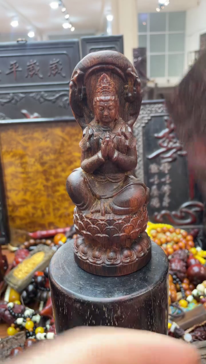木观音摆件红土啊啊啊啊