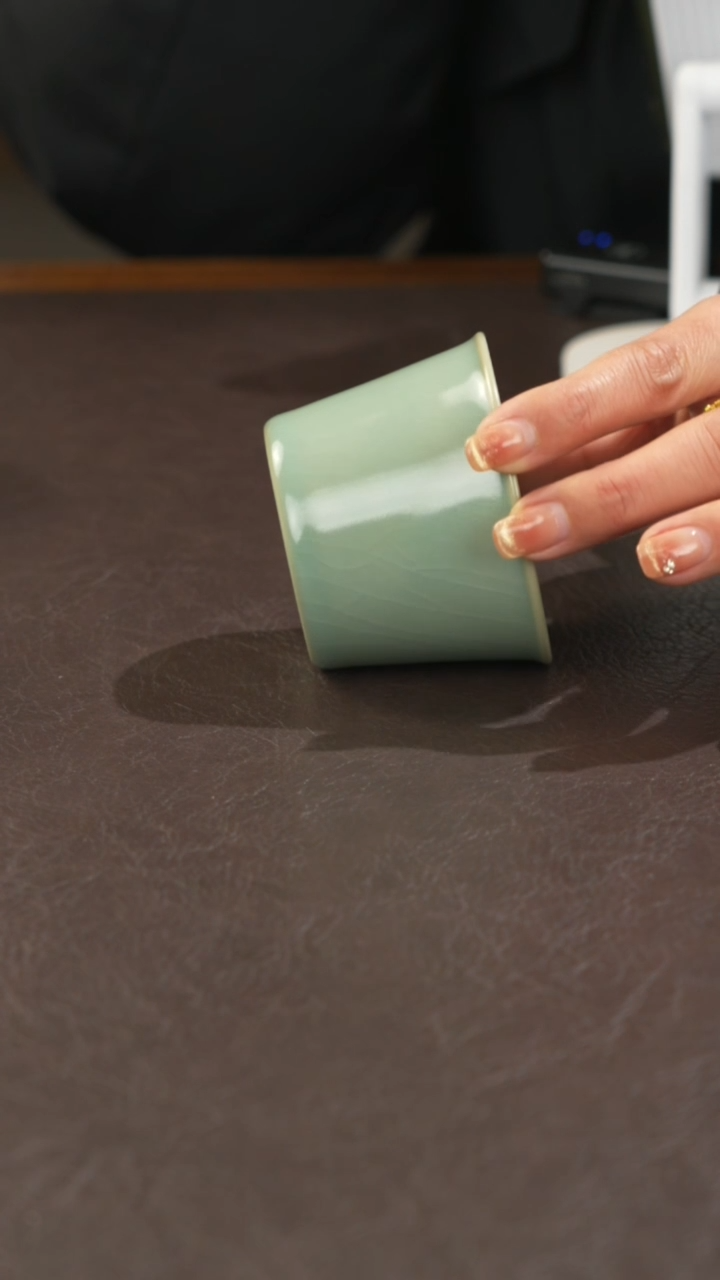 瓷宣宝汝瓷原矿原釉手工作品微瑕