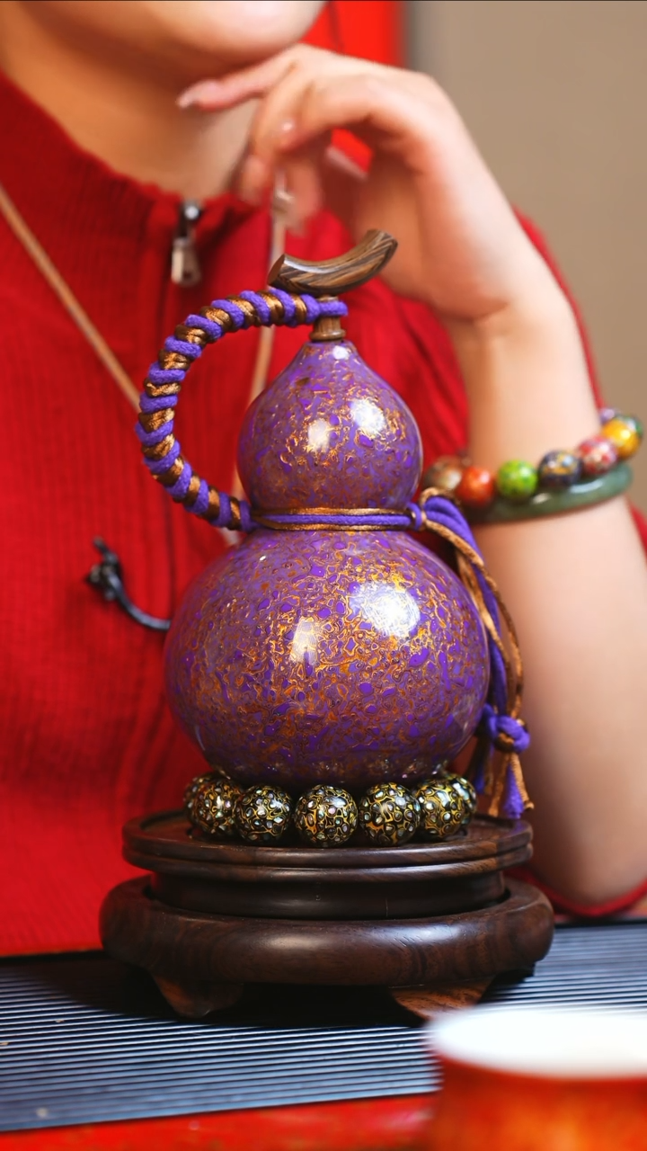 【闪购商品】JR067大师姐臻选非遗大漆酒葫芦